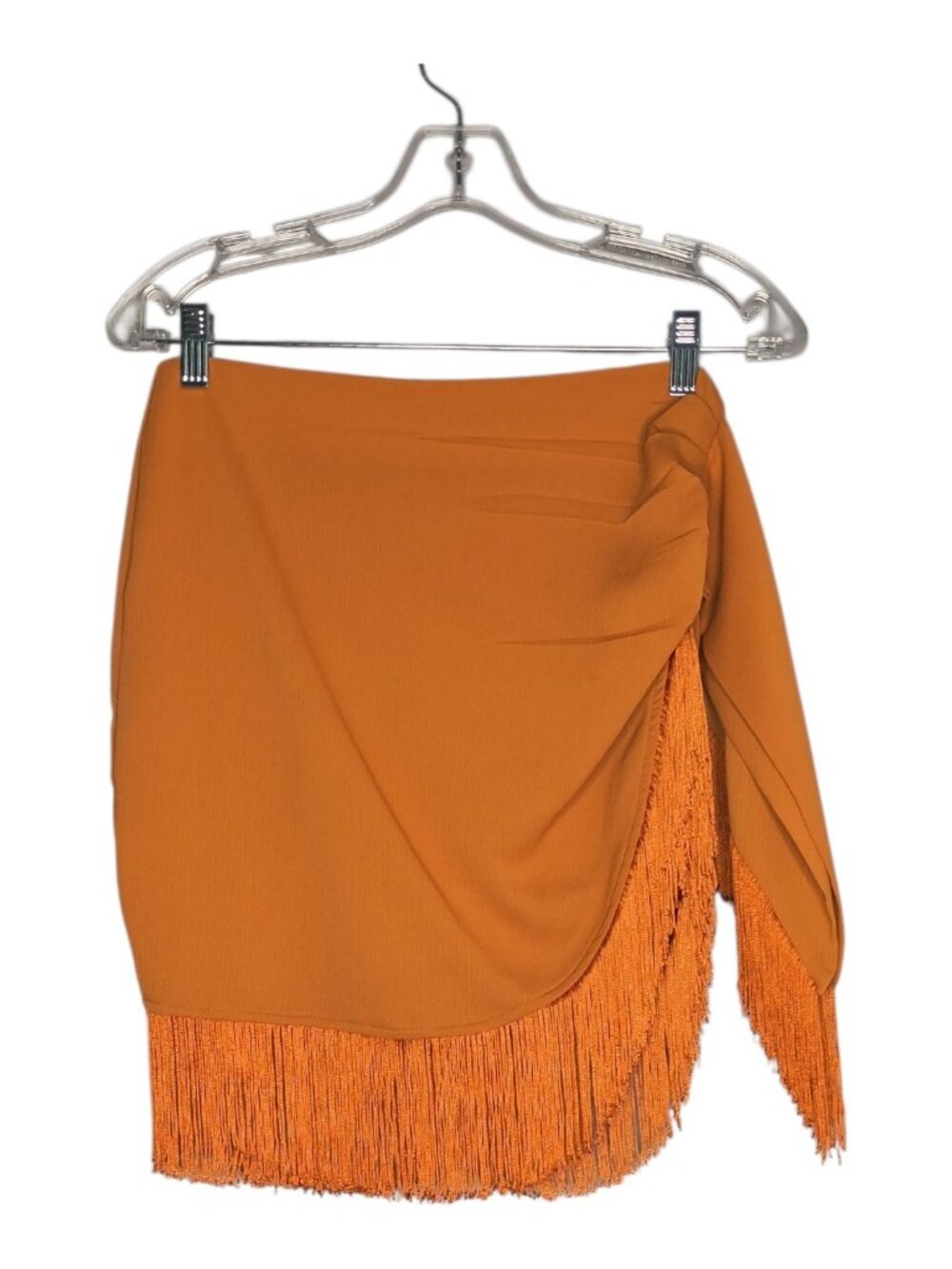 12th Tribe Tamsin Terracotta Jacquard Fringe Mini Skirt Size Small Western Fest